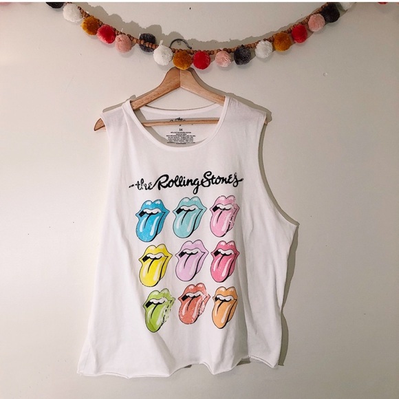 Tops - The Rolling Stones sz 3X ✨
